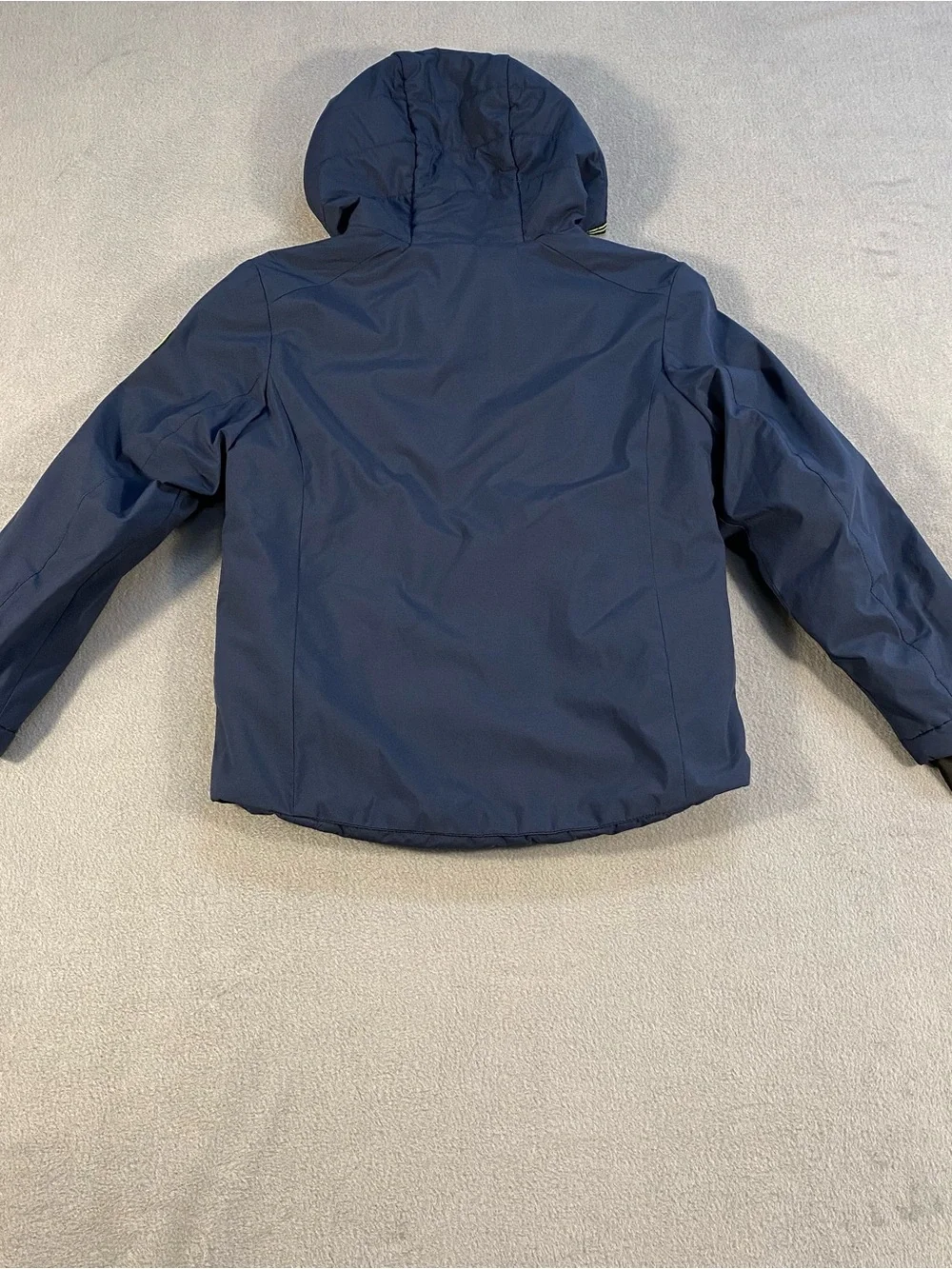 Gerry Boys’ Blue & Navy Long sleeves zip up Hooded Winter Jacket, size 7/8